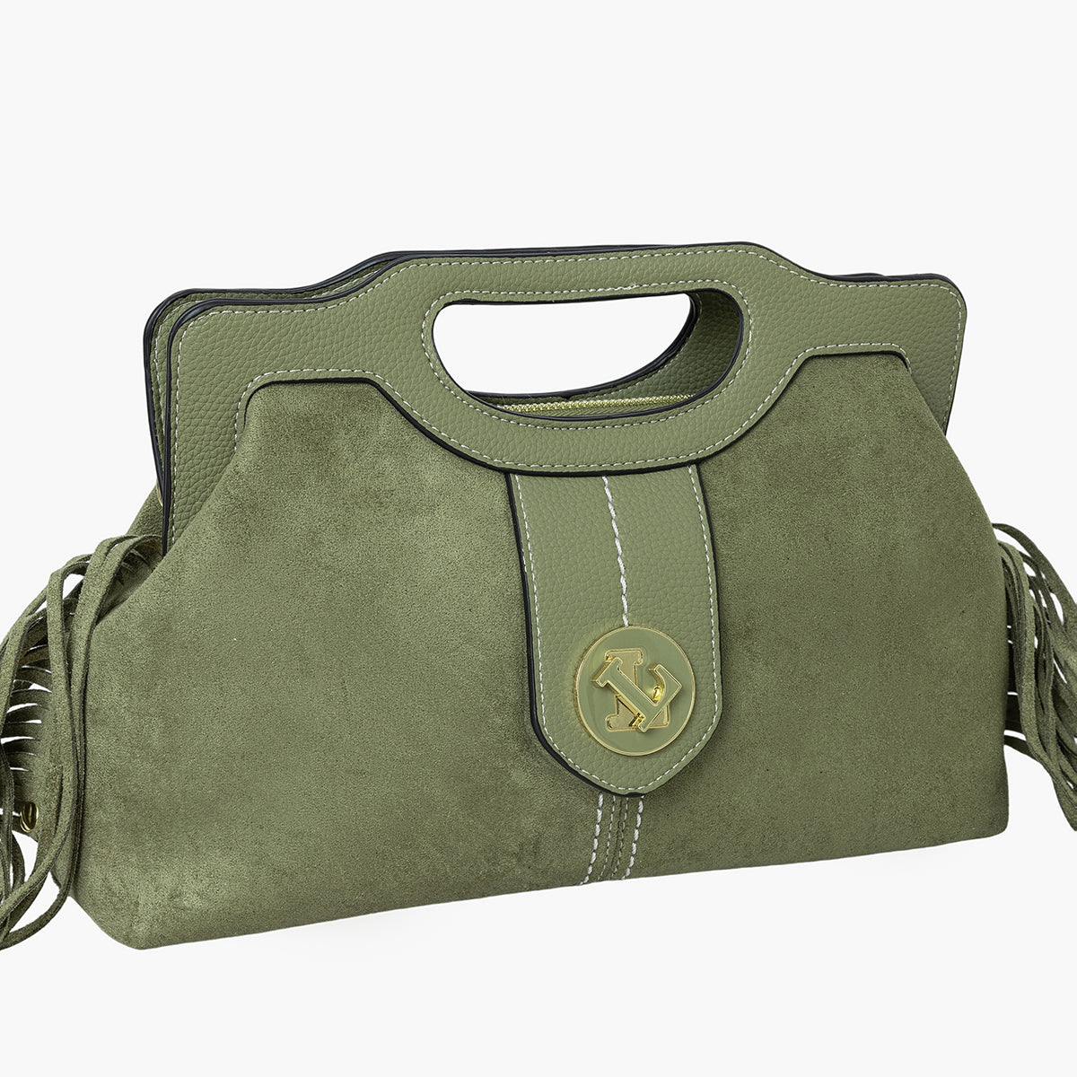 Petit sac shopper kaki Sammy