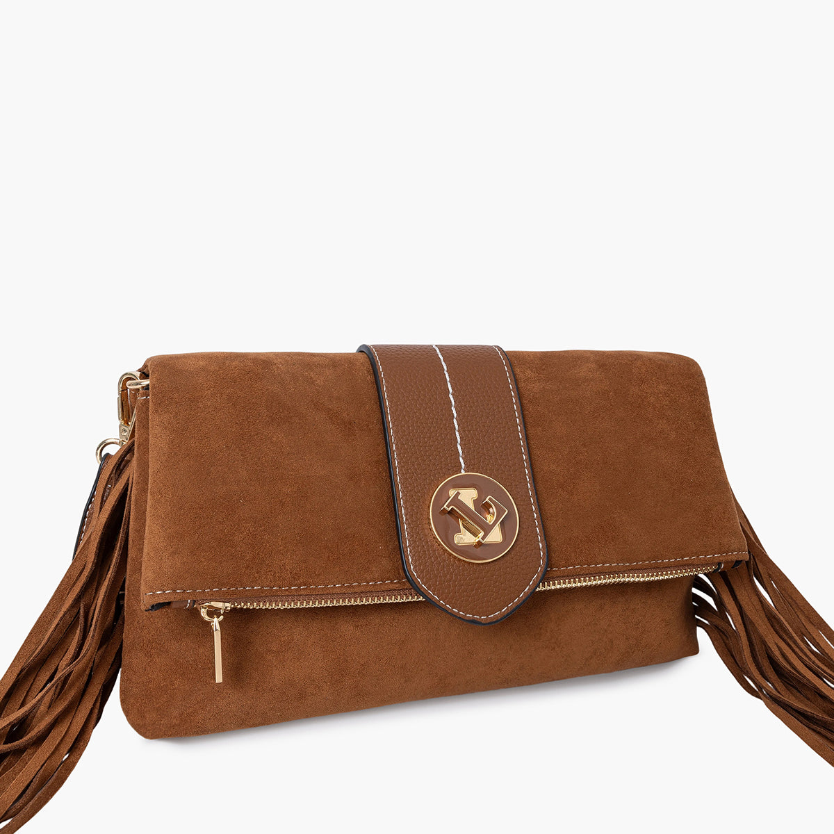 Sac porté épaule camel Sammy