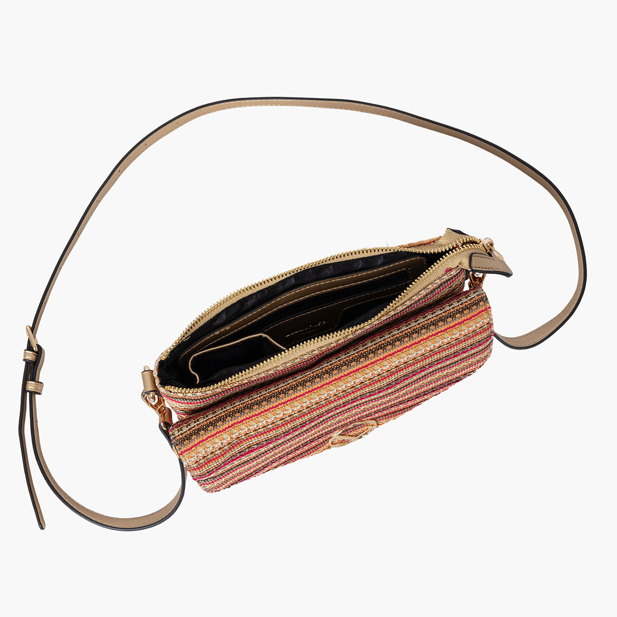 Sac multi poches orange Sanjay