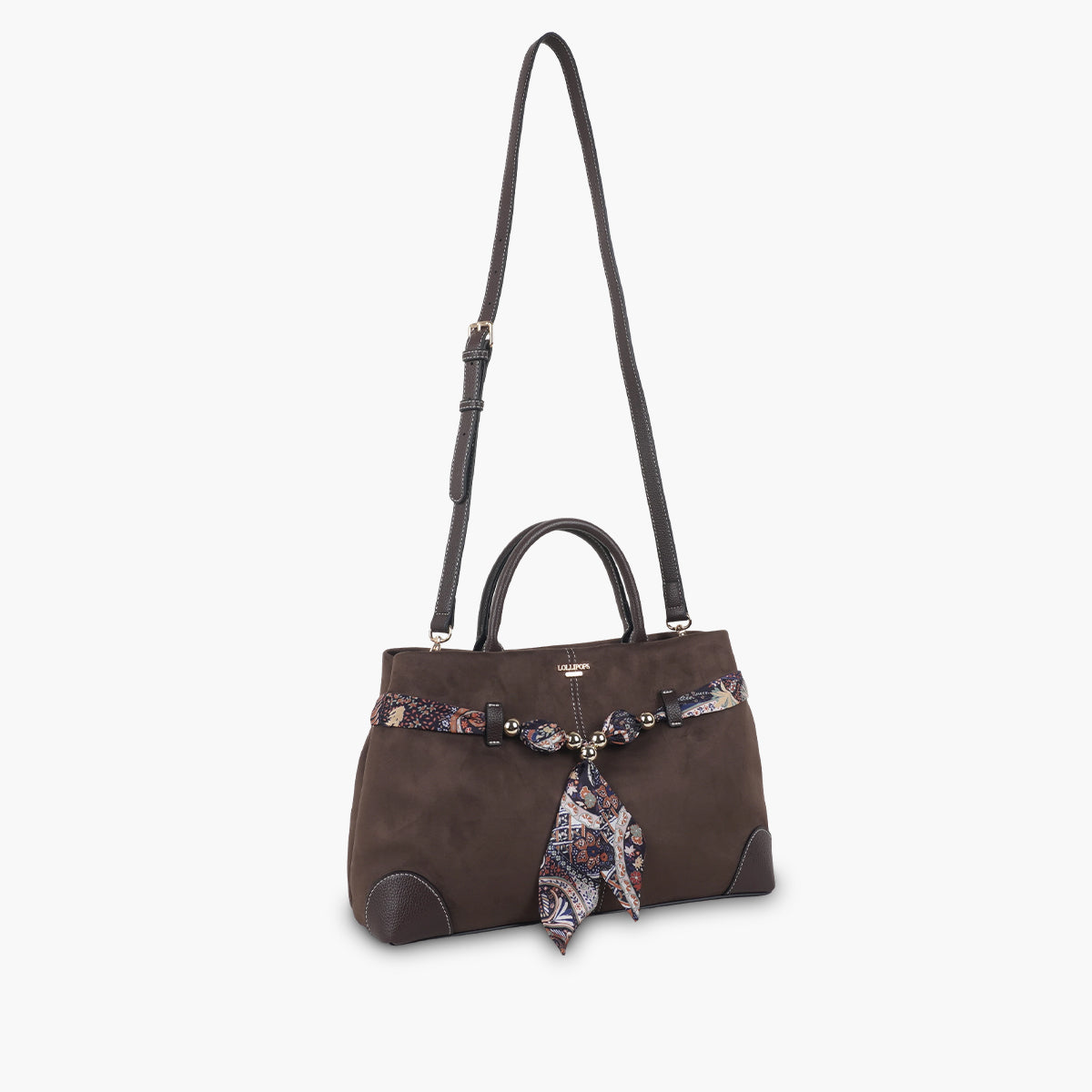 Sac shopper marron Shirley