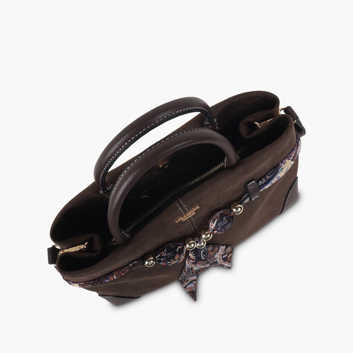 Sac shopper marron Shirley