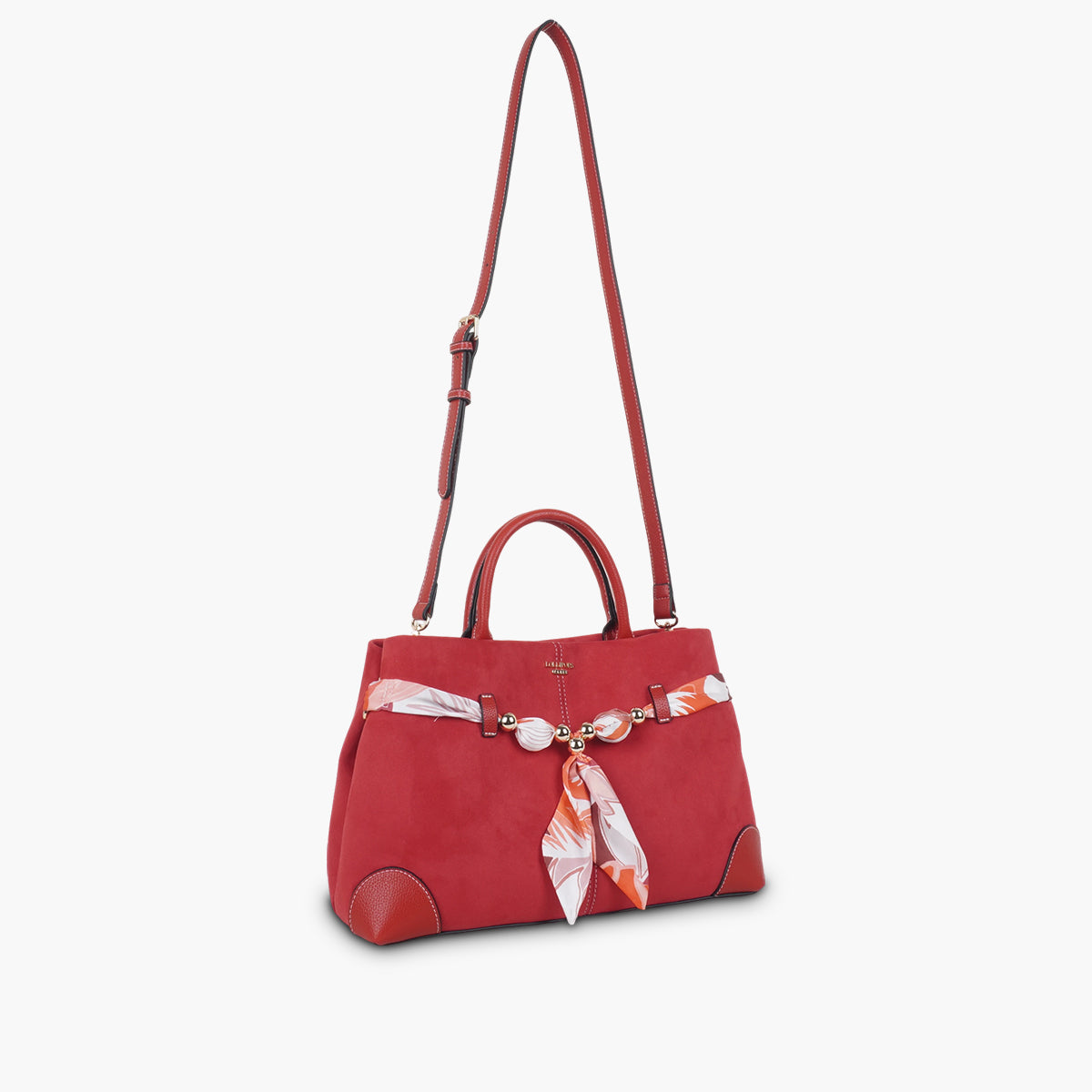 Sac shopper rouge Shirley