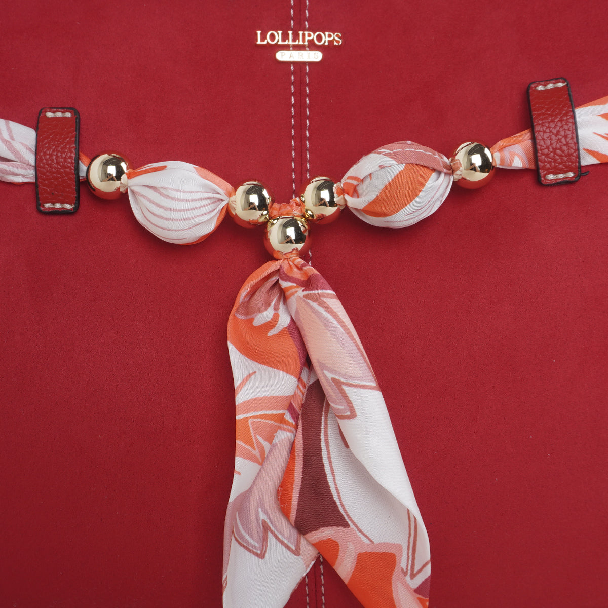 Sac shopper rouge Shirley