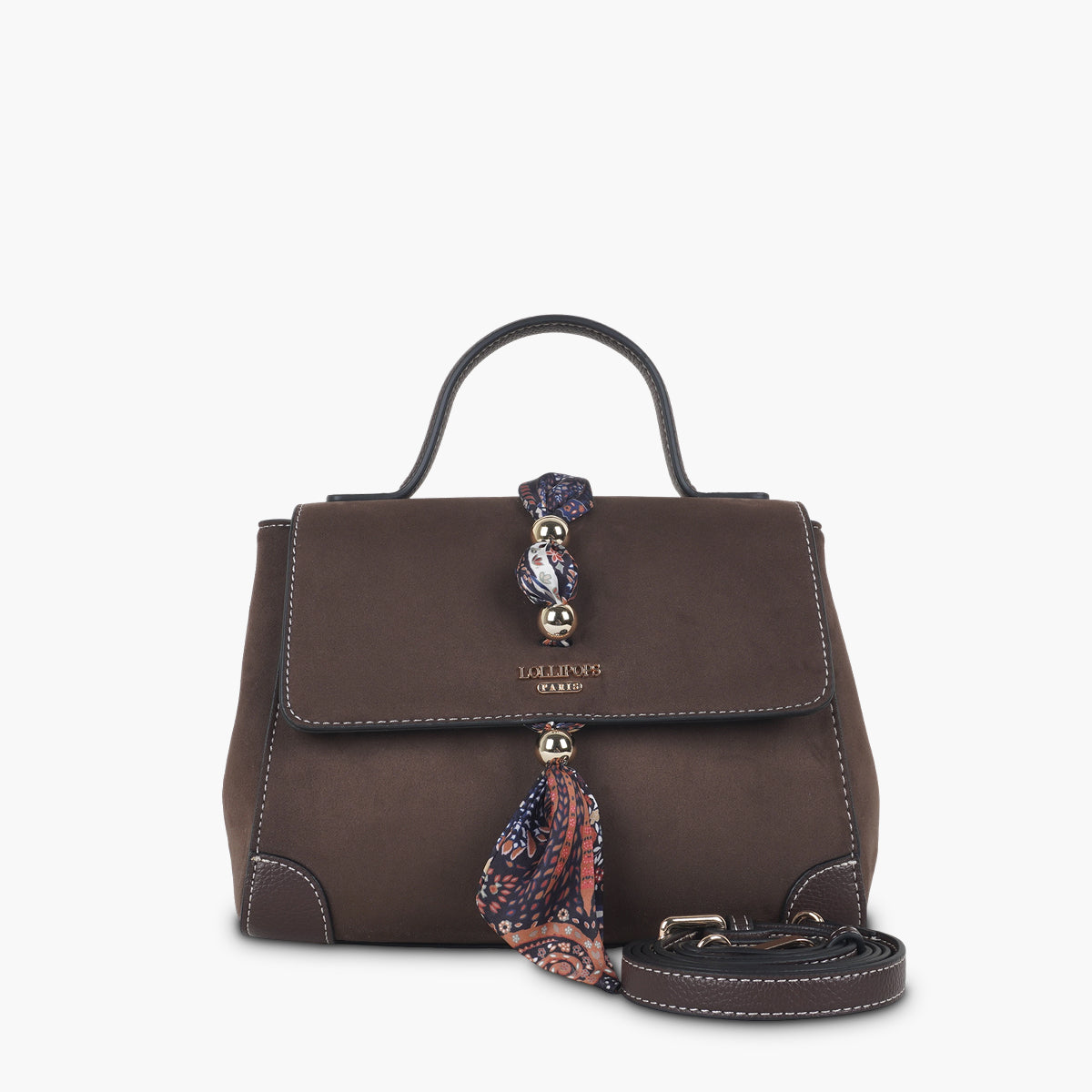 Sac porté épaule marron Shirley