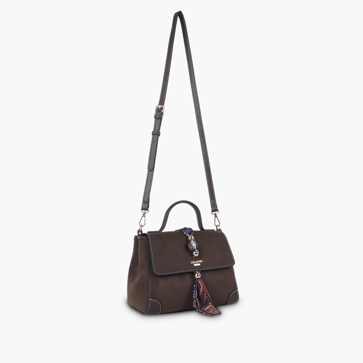 Sac porté épaule marron Shirley