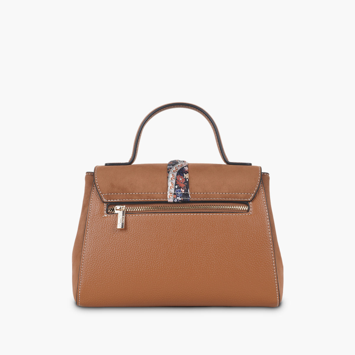 Sac porté épaule camel Shirley