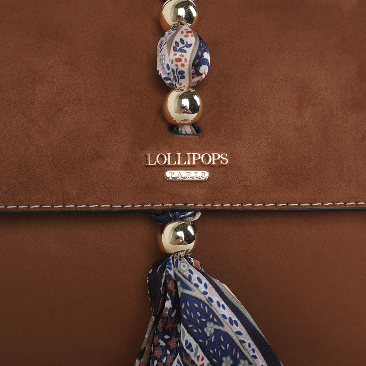 Sac porté épaule camel Shirley