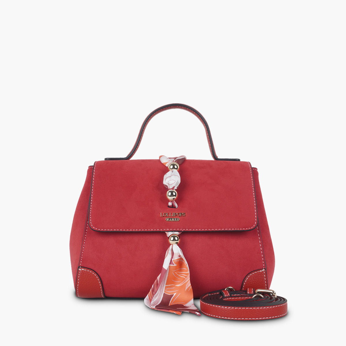 Sac porté épaule rouge Shirley