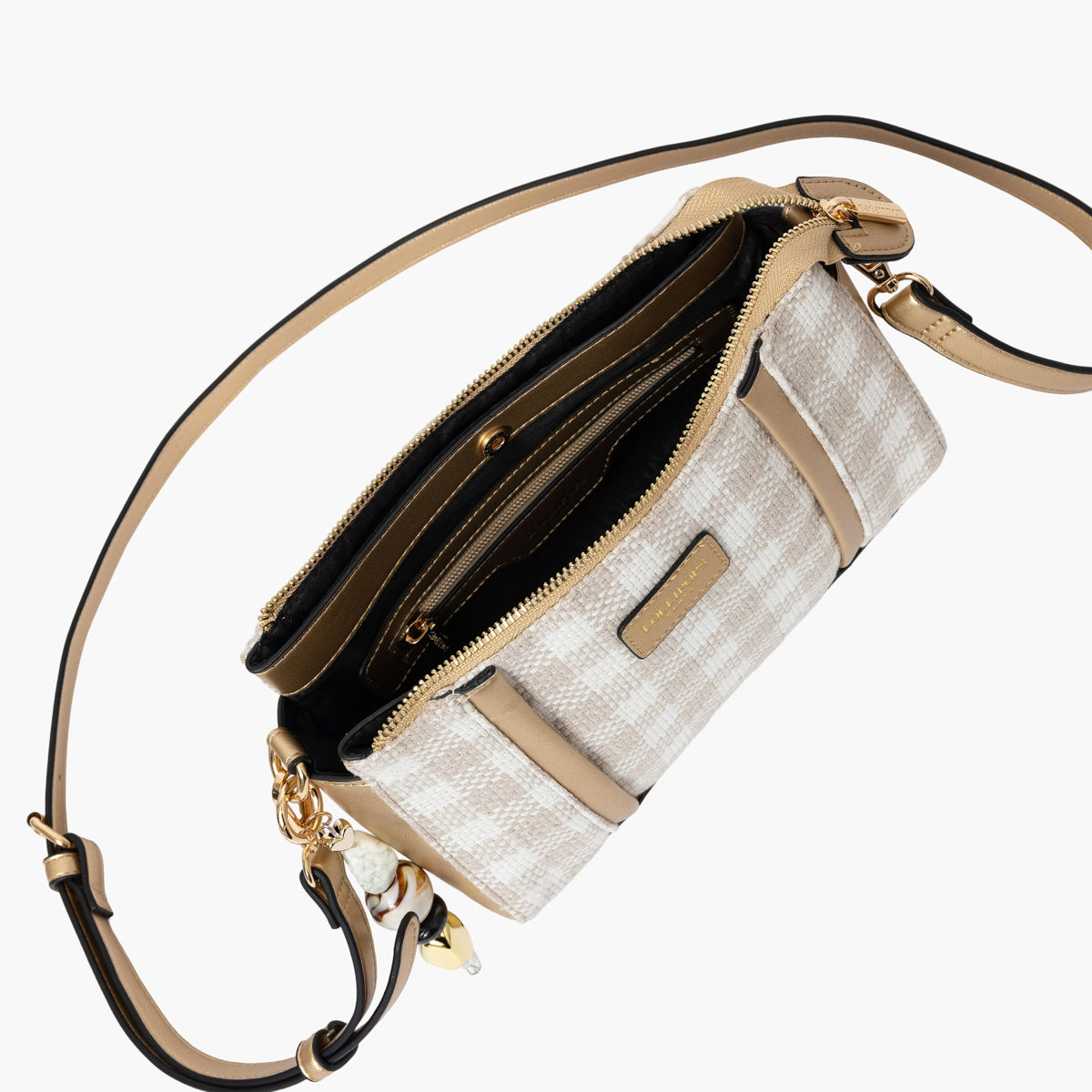 Sac multi poches beige Samantha