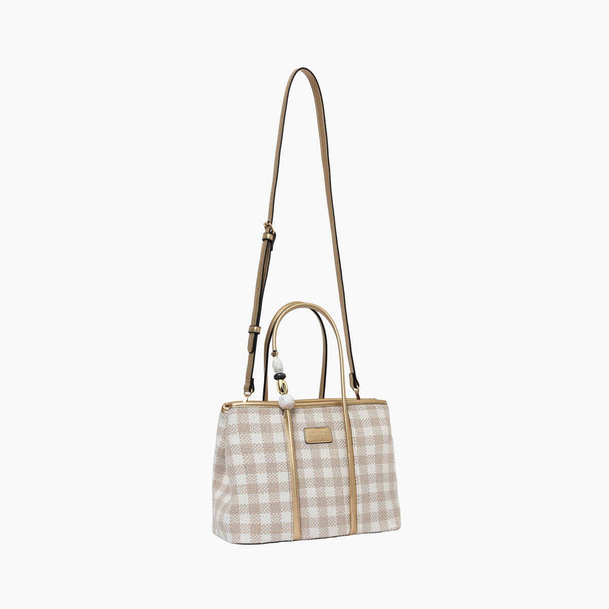 Sac shopper beige Samantha