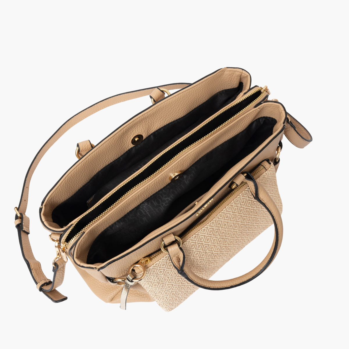 Grand sac shopper nude Severina