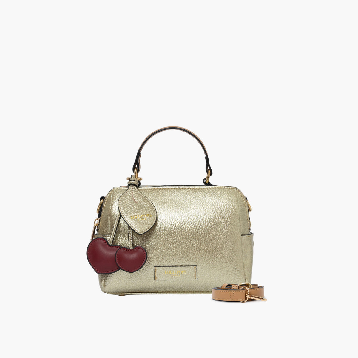 Petit sac bowling doré Sian