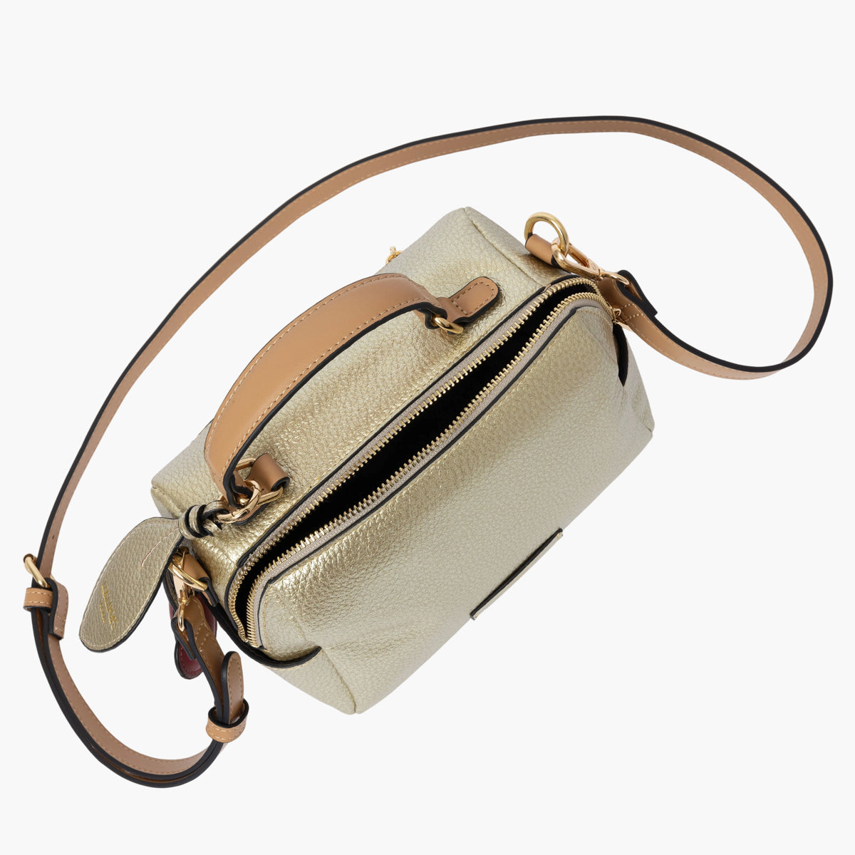 Petit sac bowling doré Sian