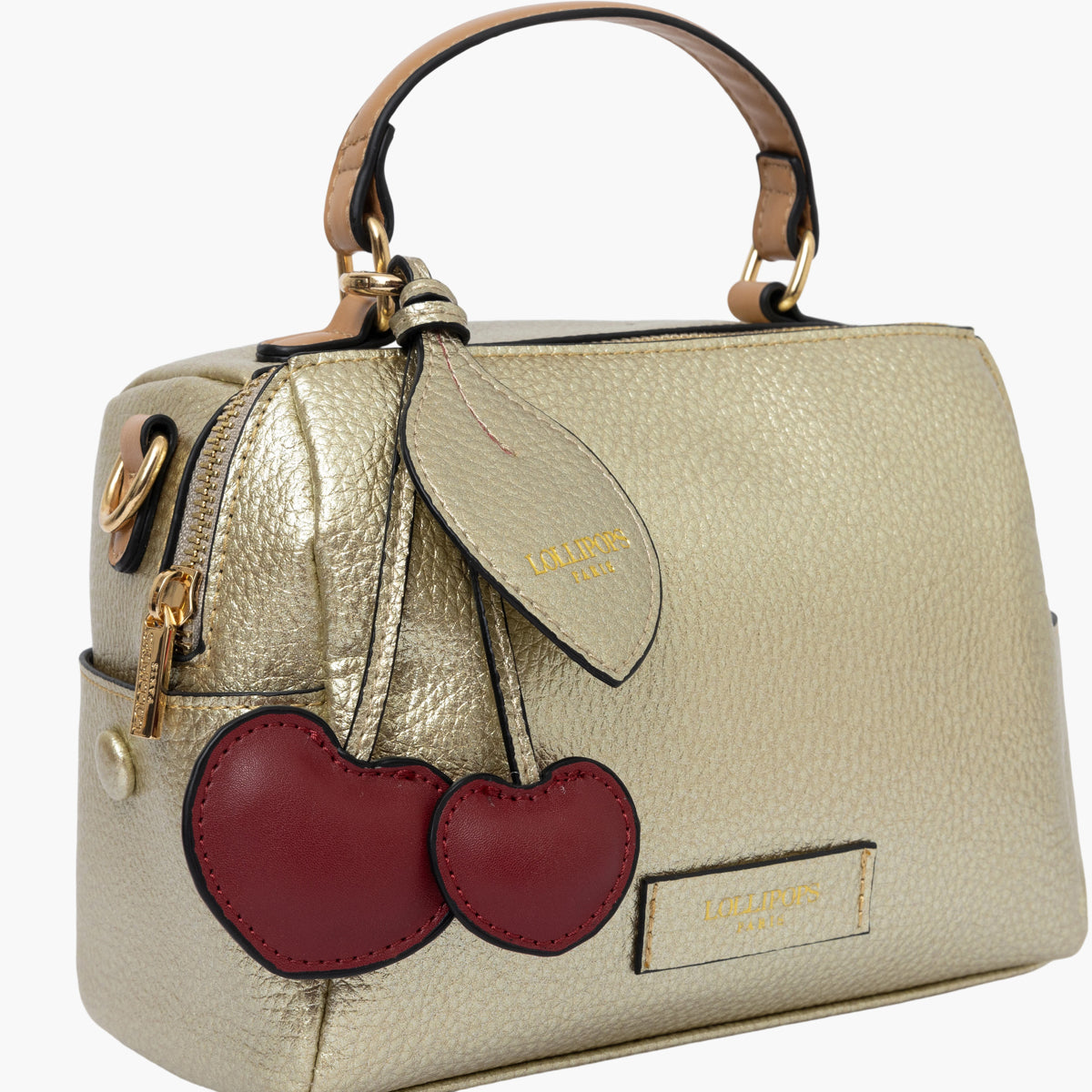 Petit sac bowling doré Sian