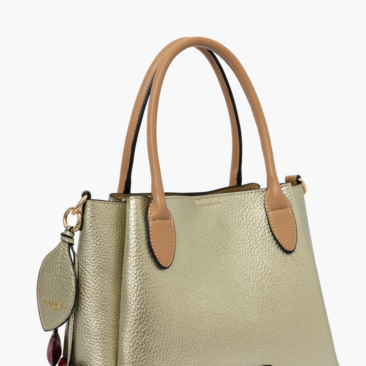 Sac shopper doré Sian