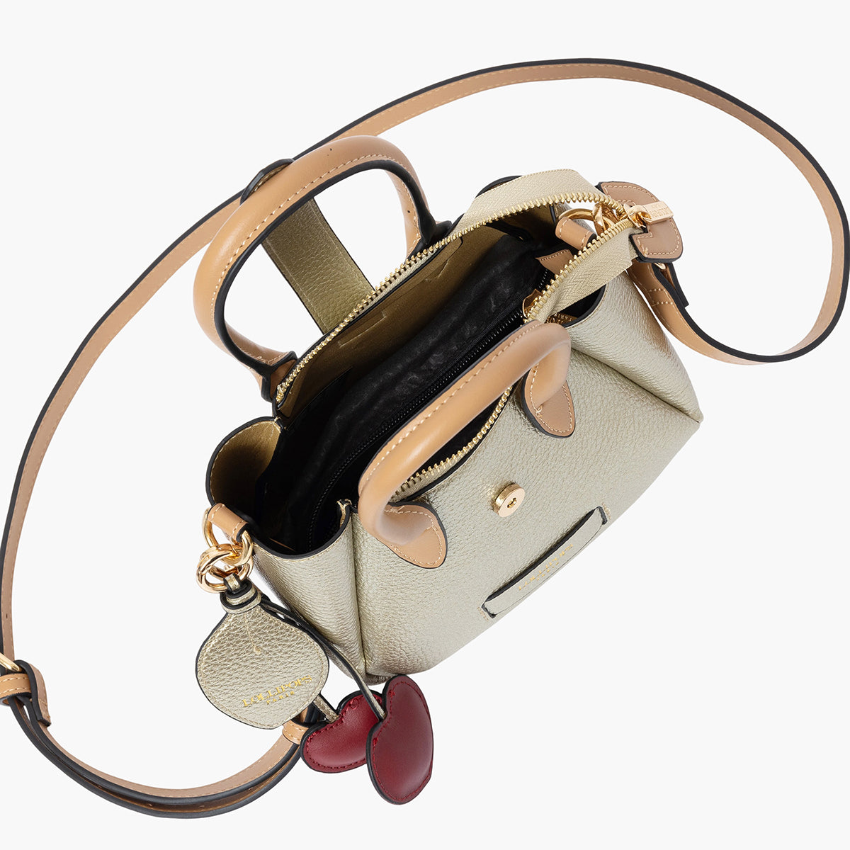 Petit sac shopper doré Sian