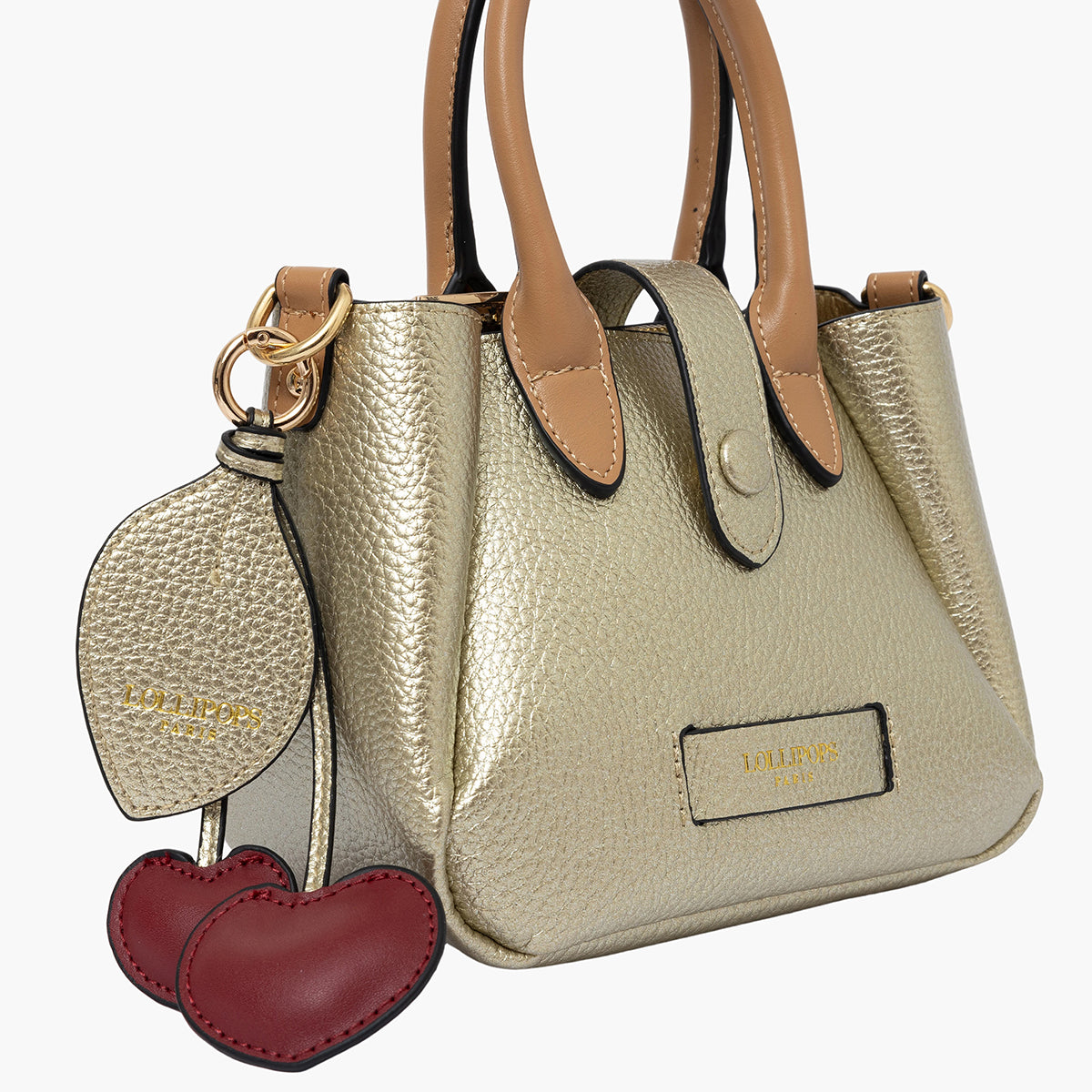 Petit sac shopper doré Sian