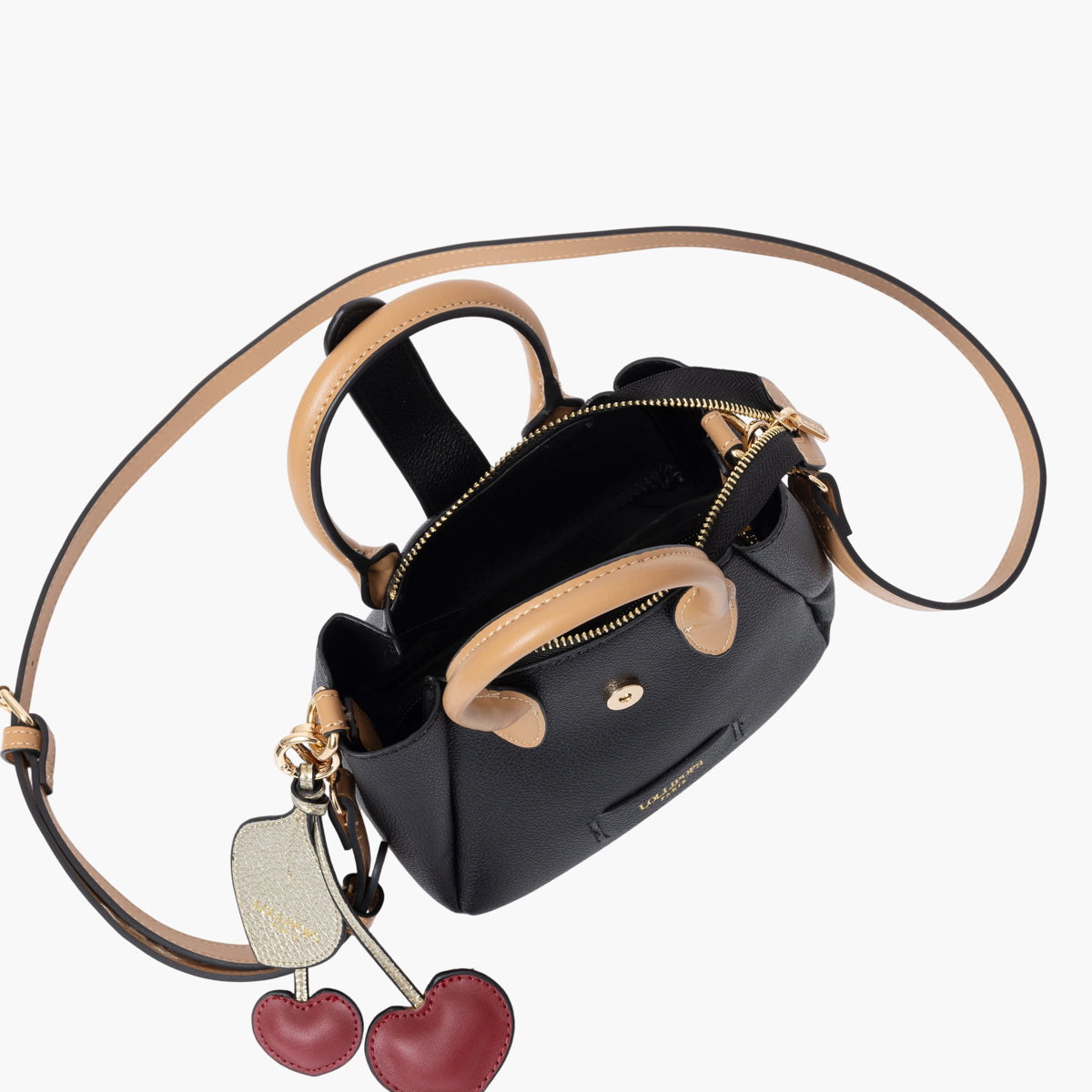 Petit sac shopper noir Sian