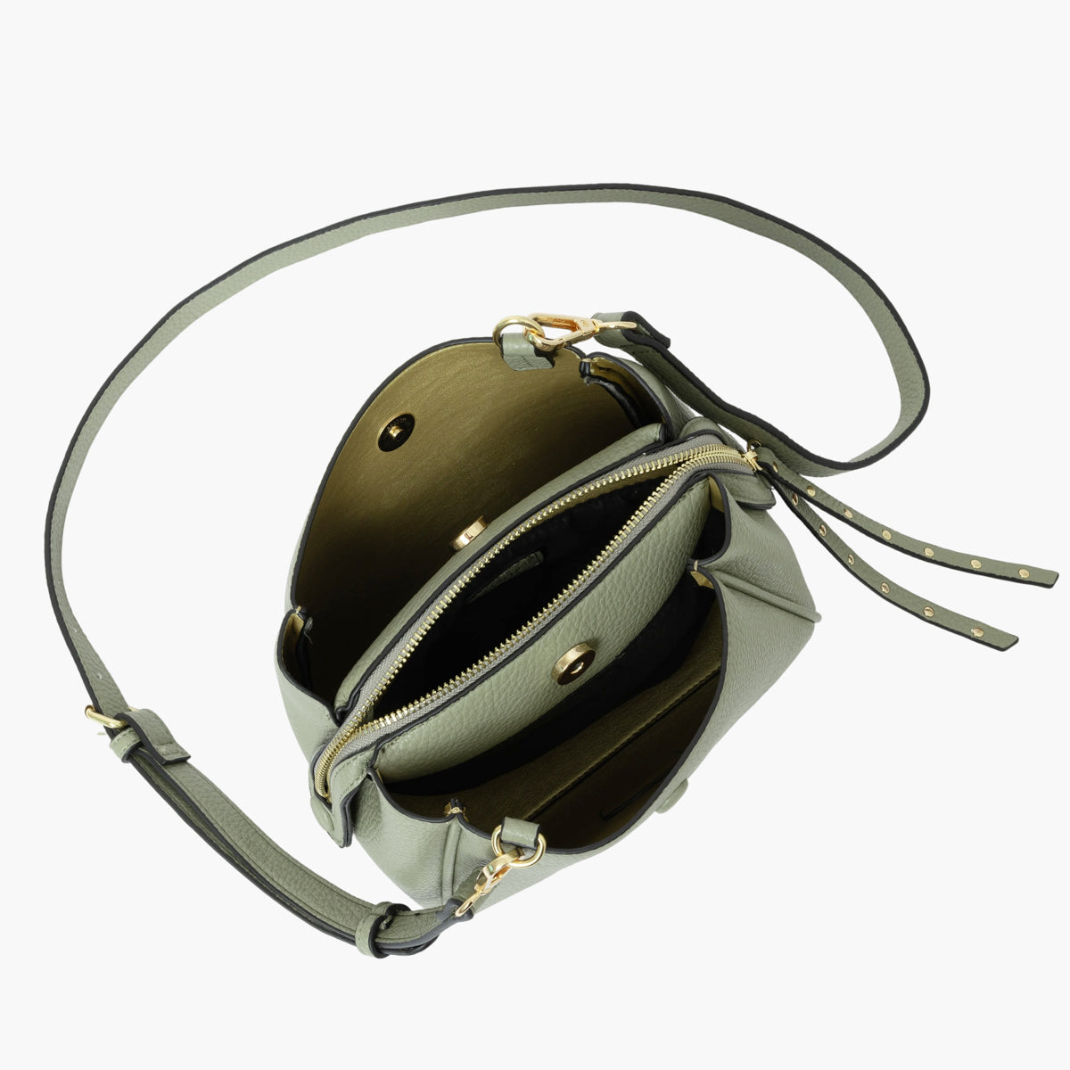 Sac multi poches vert aqua Soni