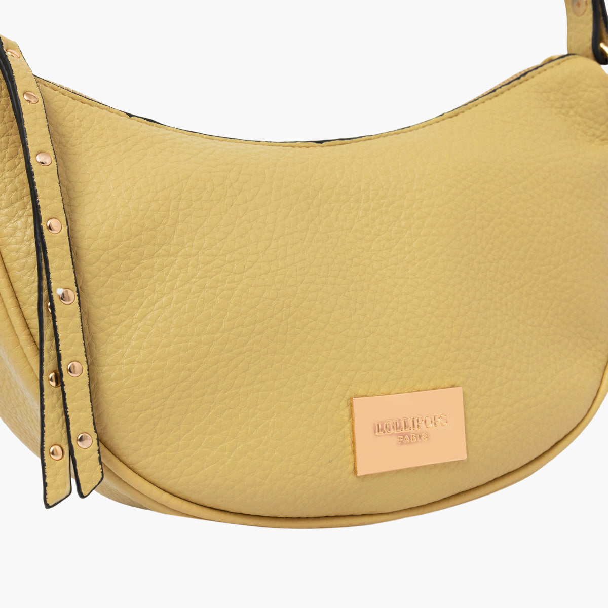 Petit sac porté épaule jaune Soni
