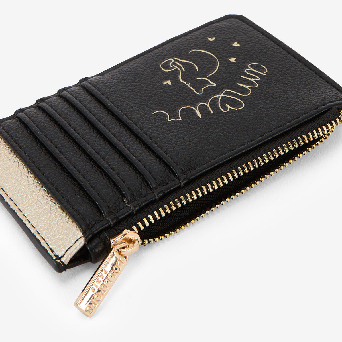 Porte cartes noir Sya