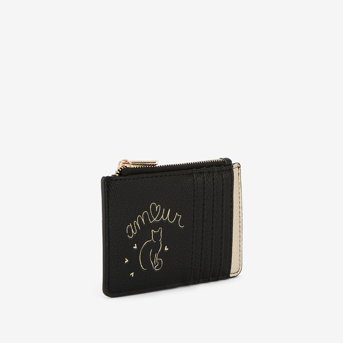 Porte cartes noir Sya