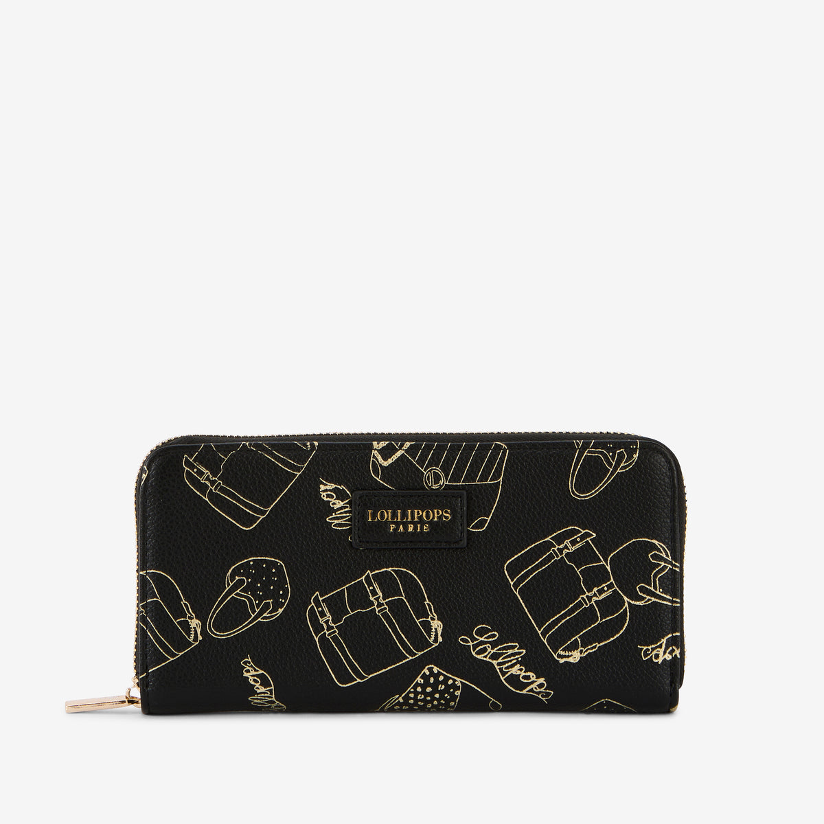 Grand portefeuille noir Sya