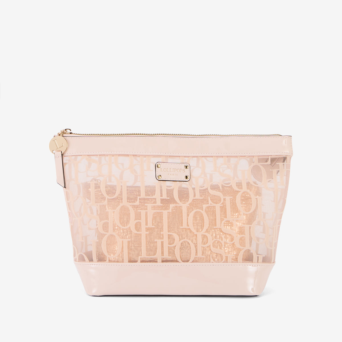 Trousse à maquillage rose Sharlie