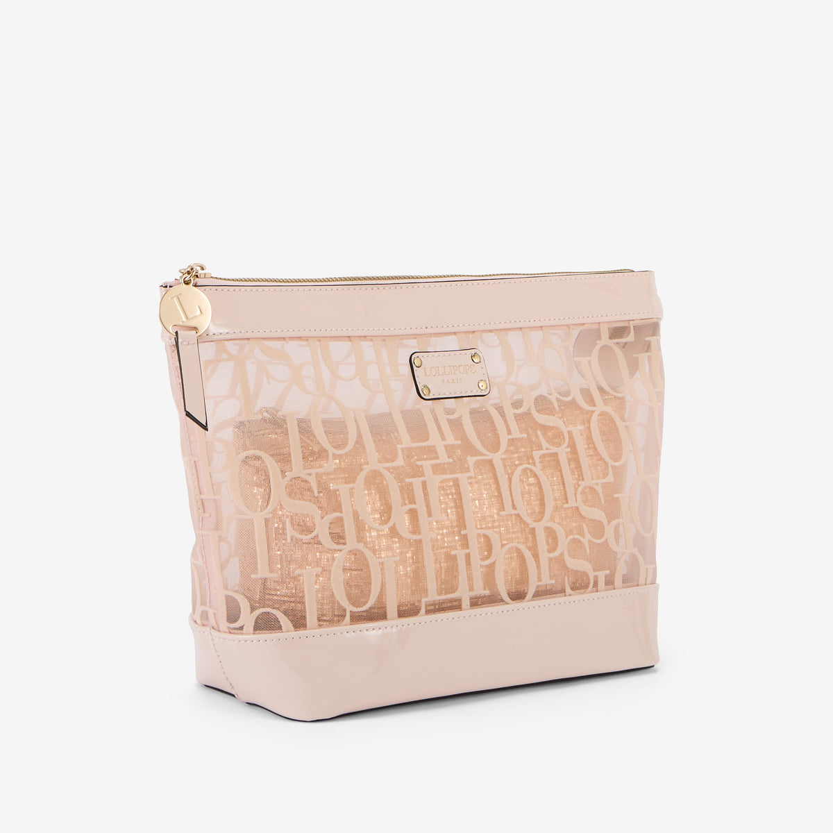 Trousse à maquillage rose Sharlie