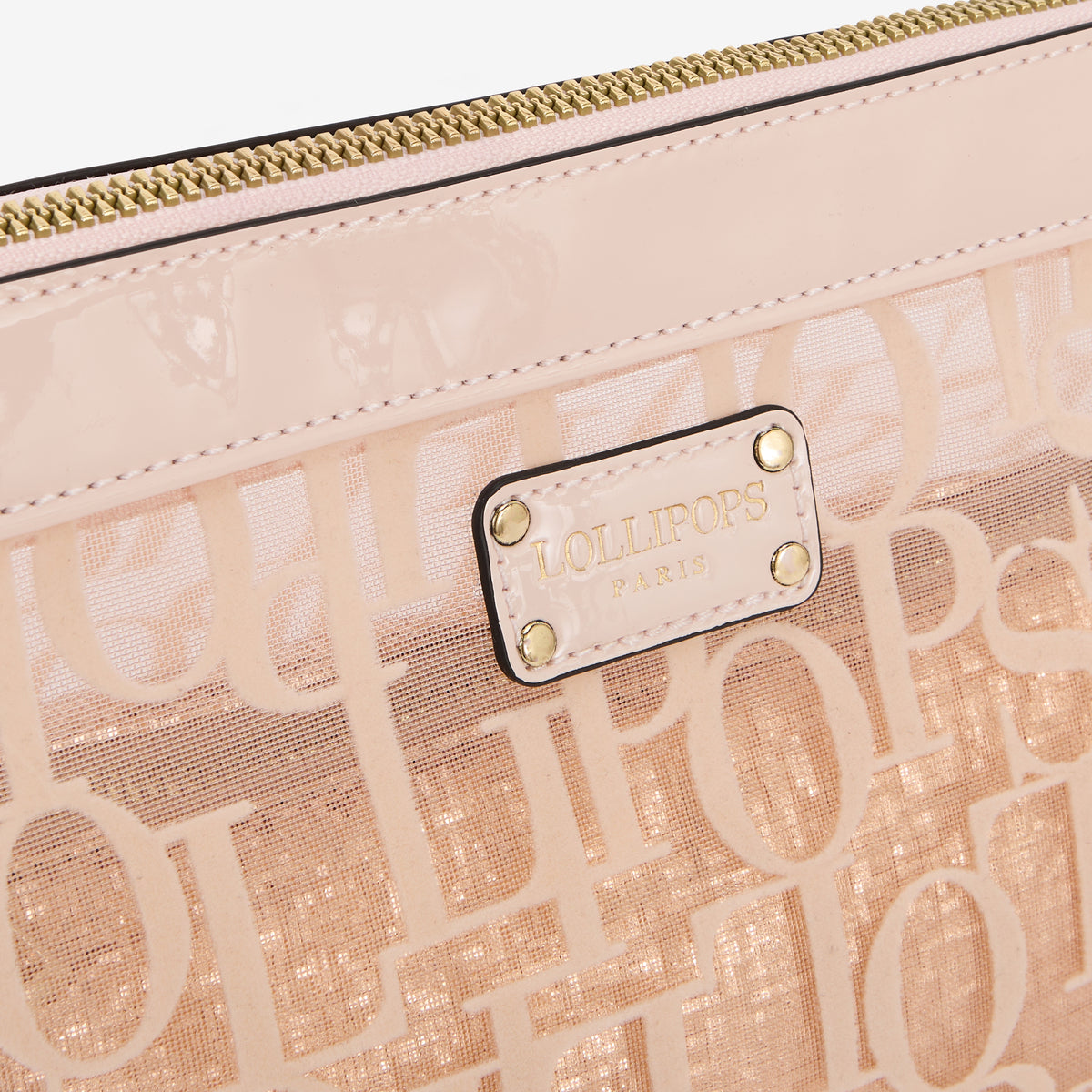 Trousse à maquillage rose Sharlie