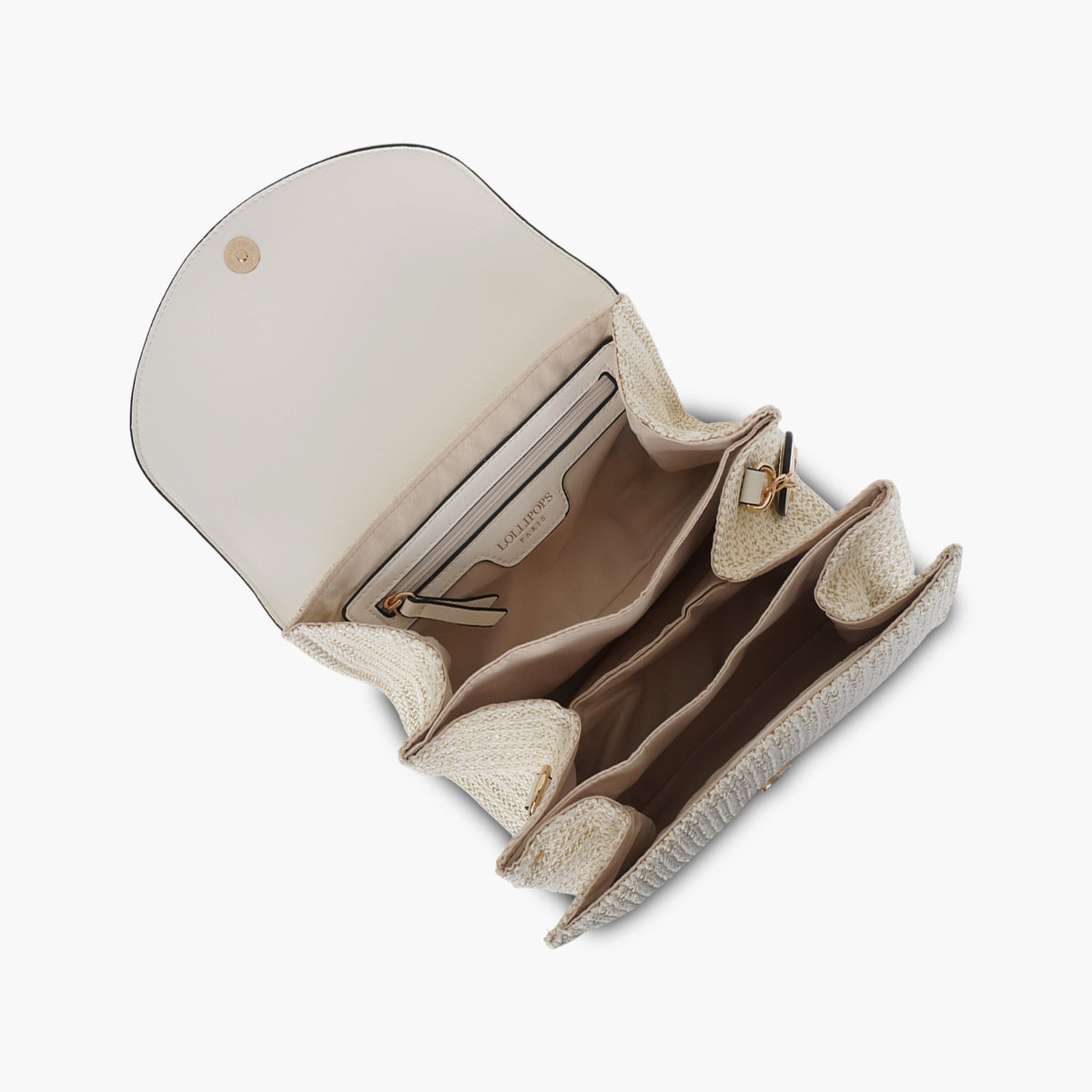 Sac multi poches blanc Saya