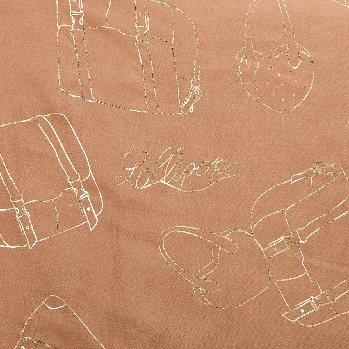 Foulard rectangulaire camel Stefana