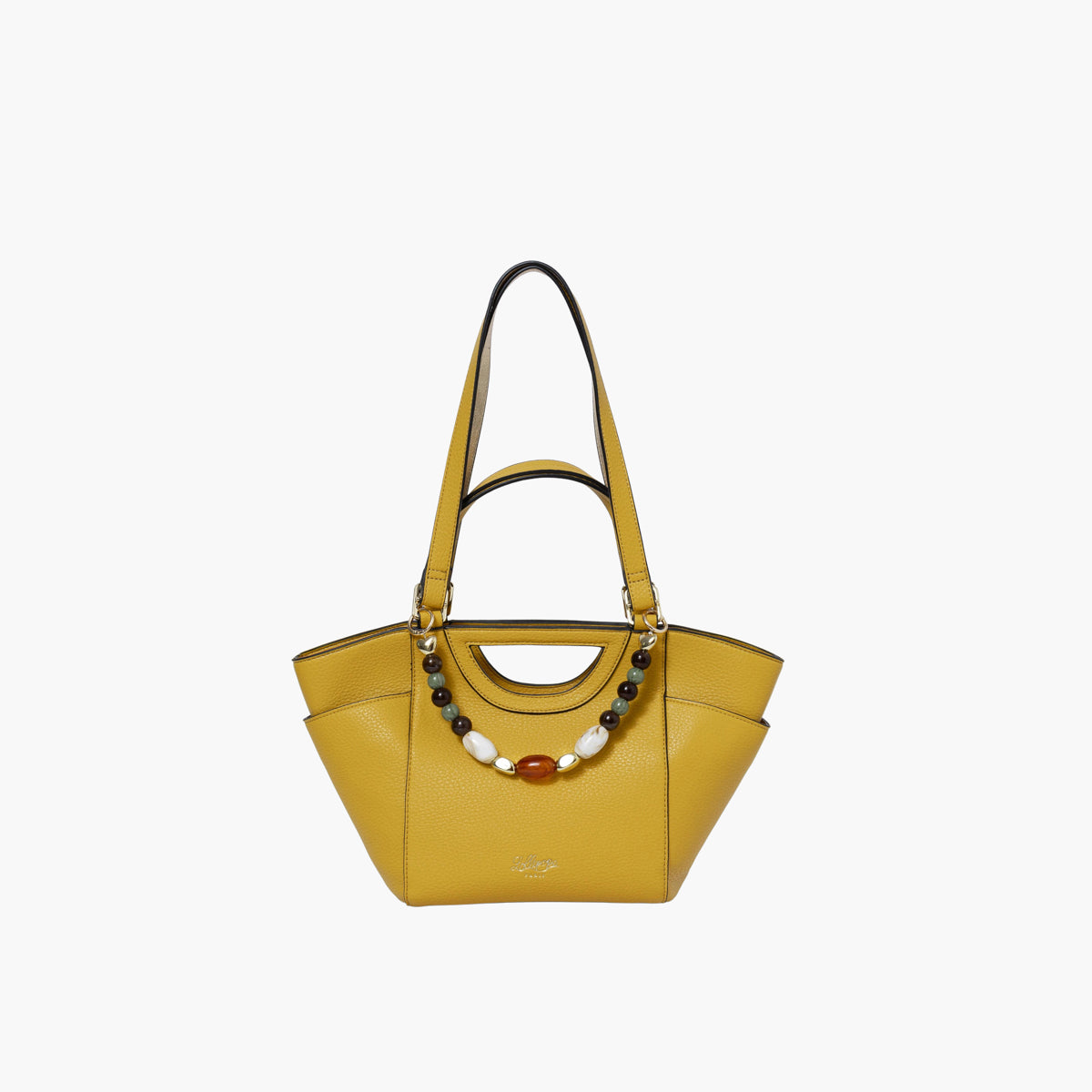 Sac shopper jaune Stefie