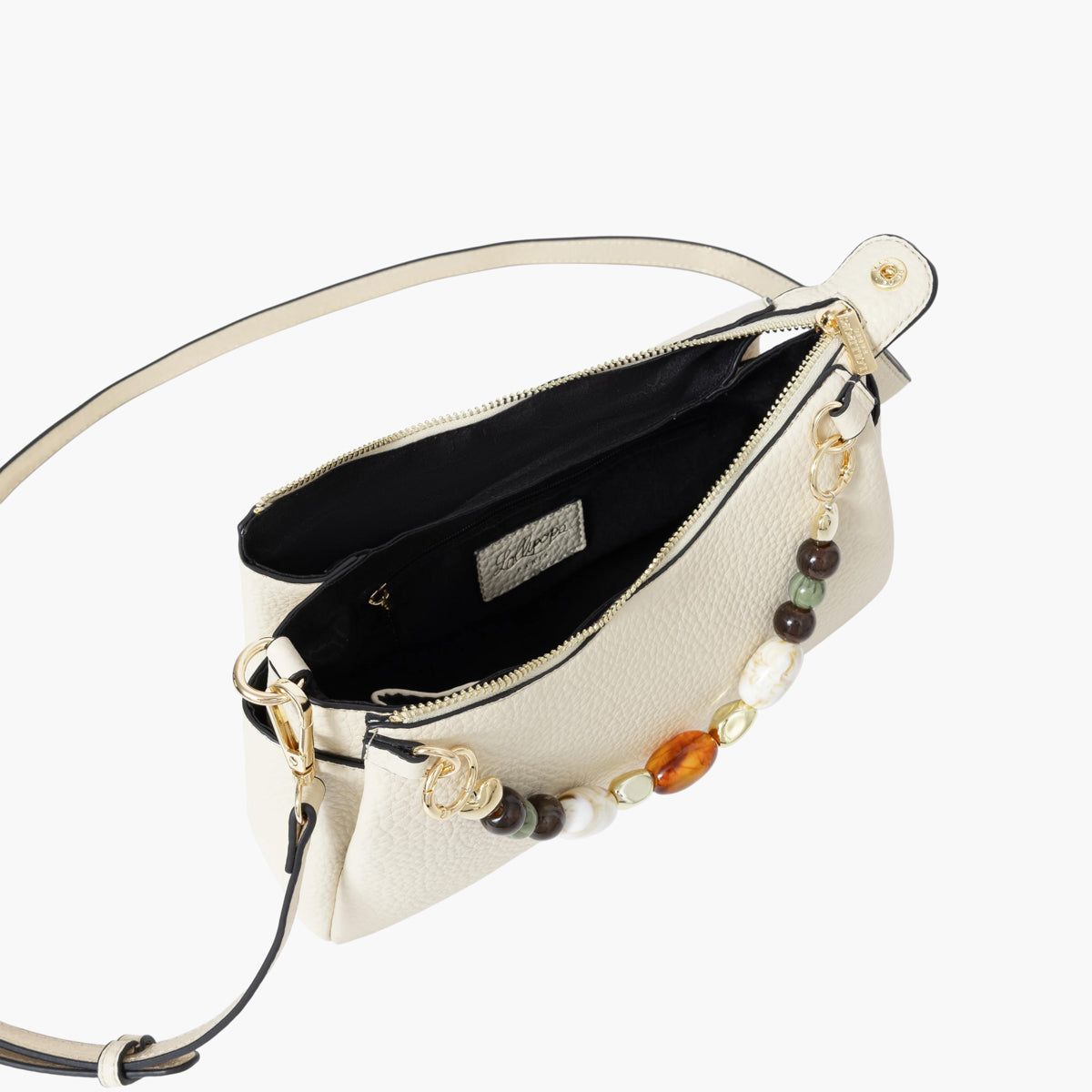 Sac porté épaule ivoire Stefie