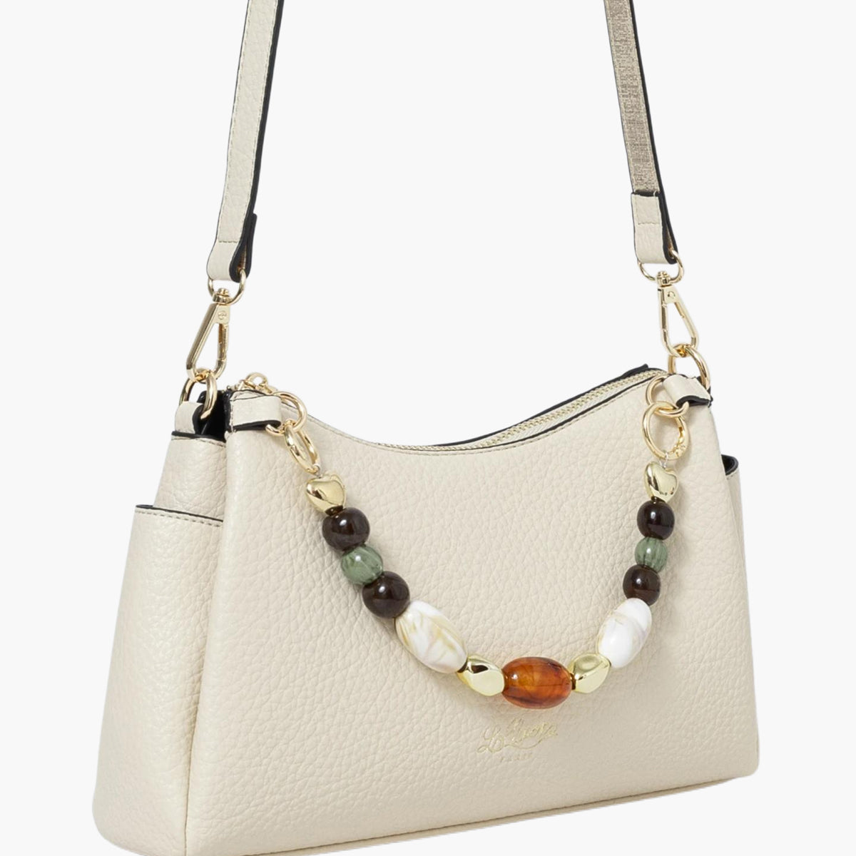 Sac porté épaule ivoire Stefie