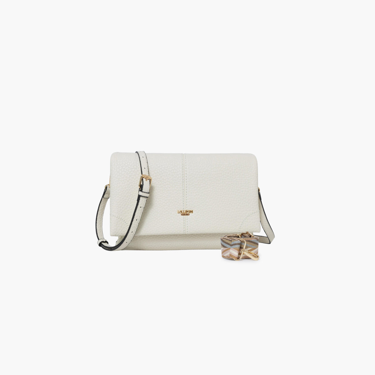 Sac multipoches ivoire Sixtine