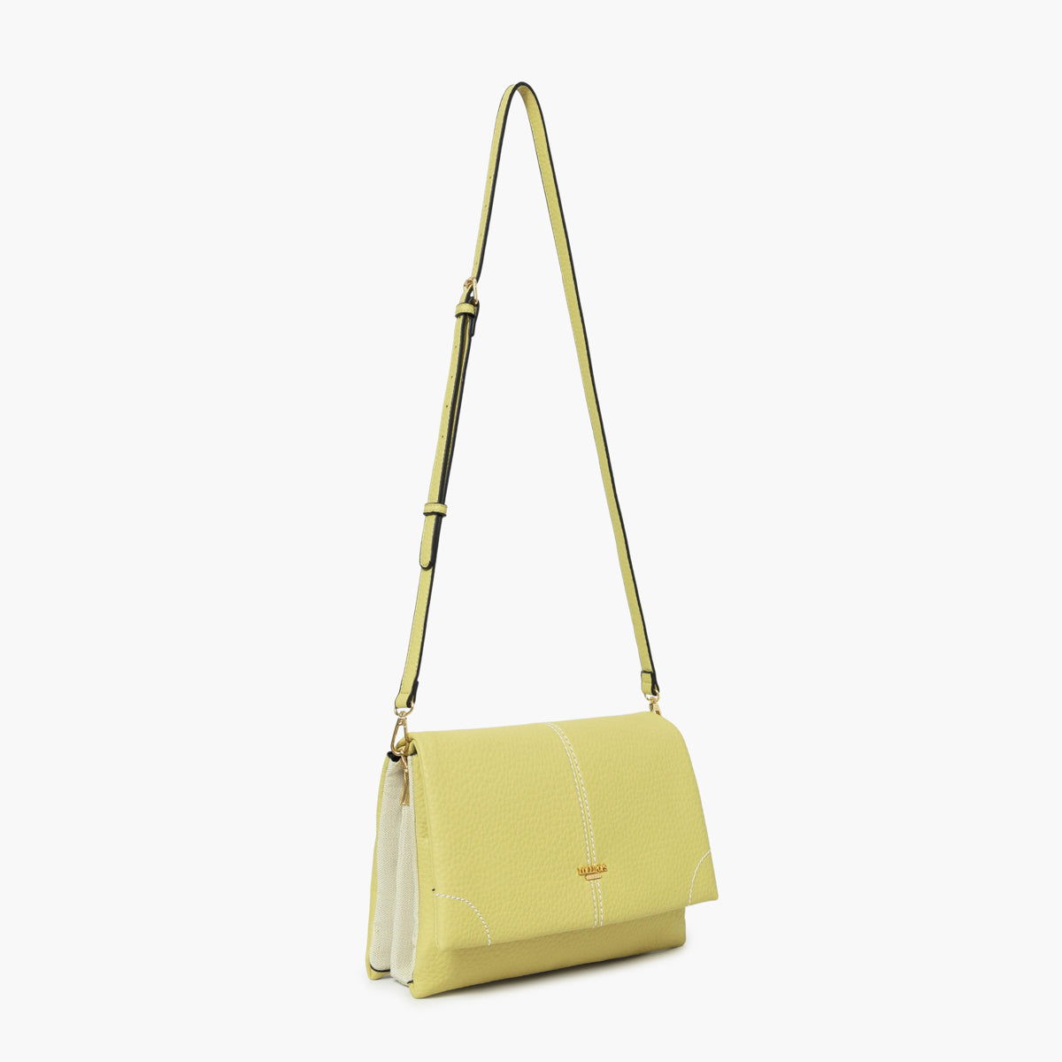 Sac multipoches jaune Sixtine