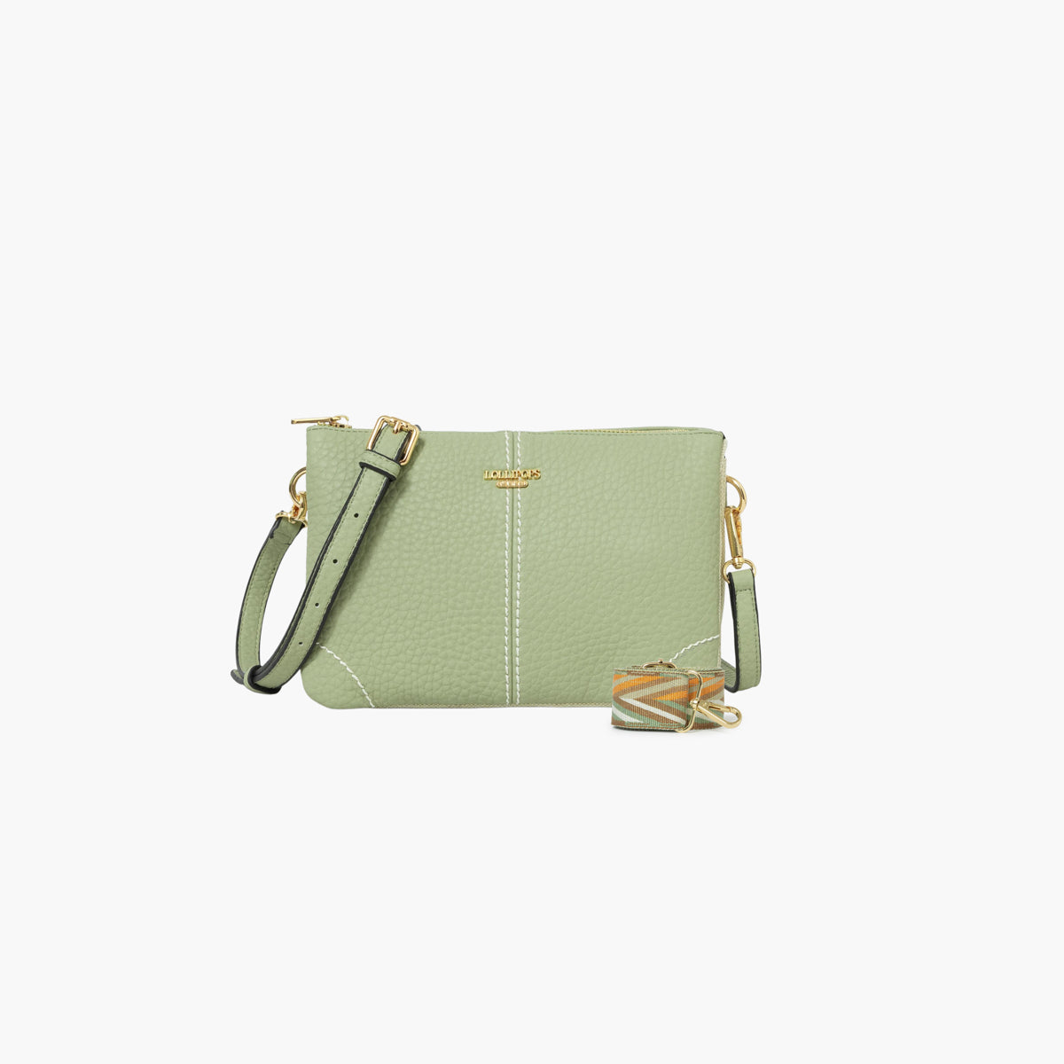 Sac multi poches vert Sixtine