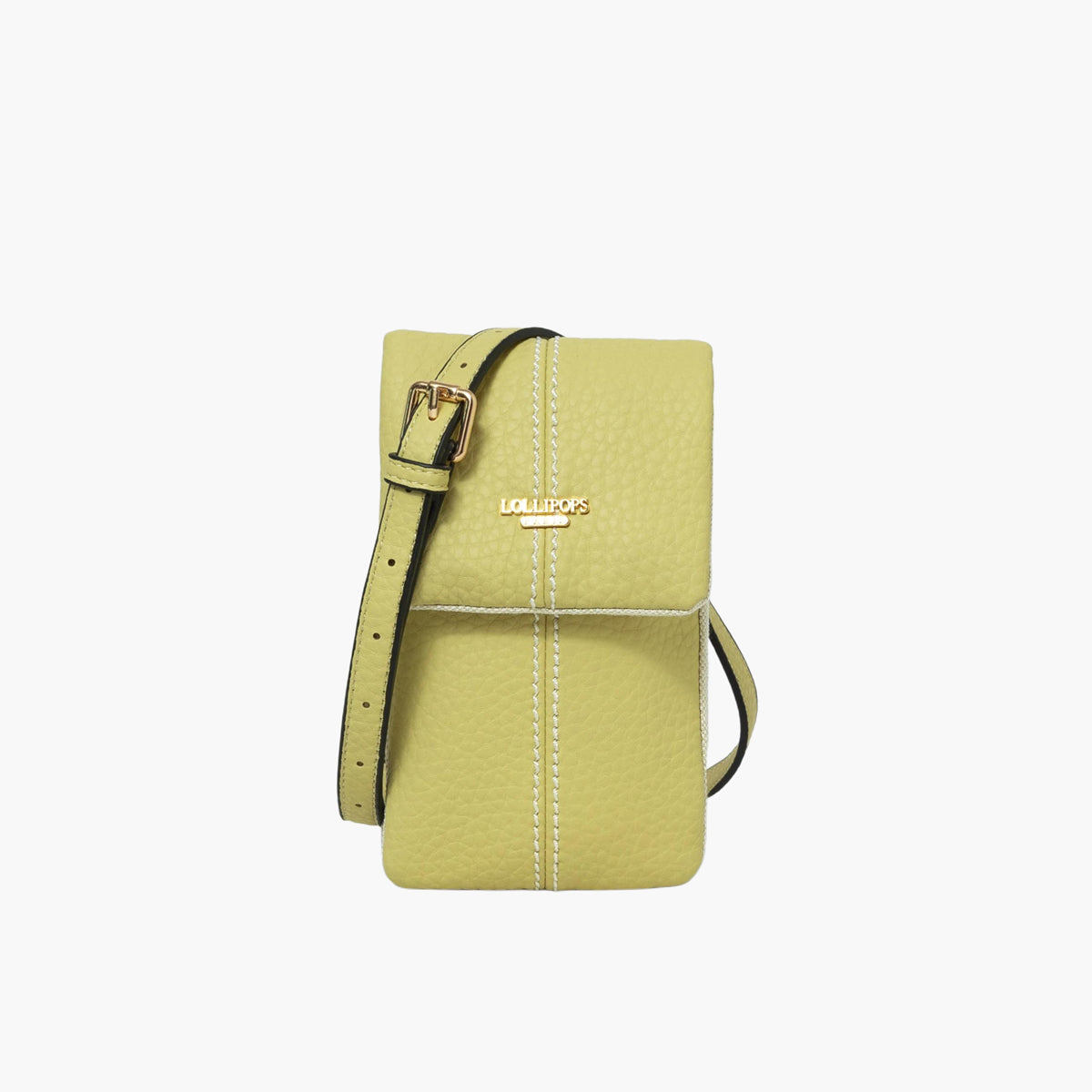 Pochette de téléphone jaune Sixtine