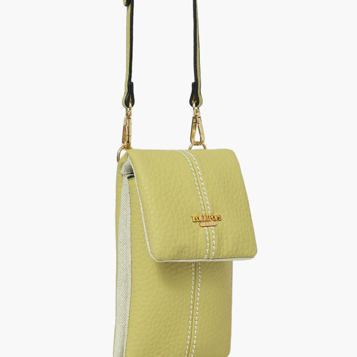 Pochette de téléphone jaune Sixtine