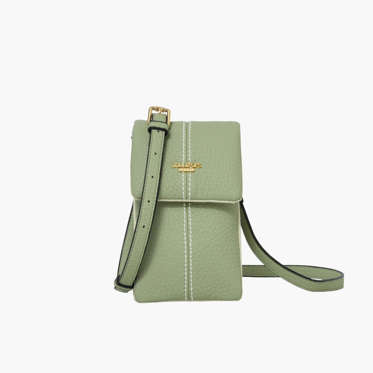 Pochette de téléphone vert Sixtine