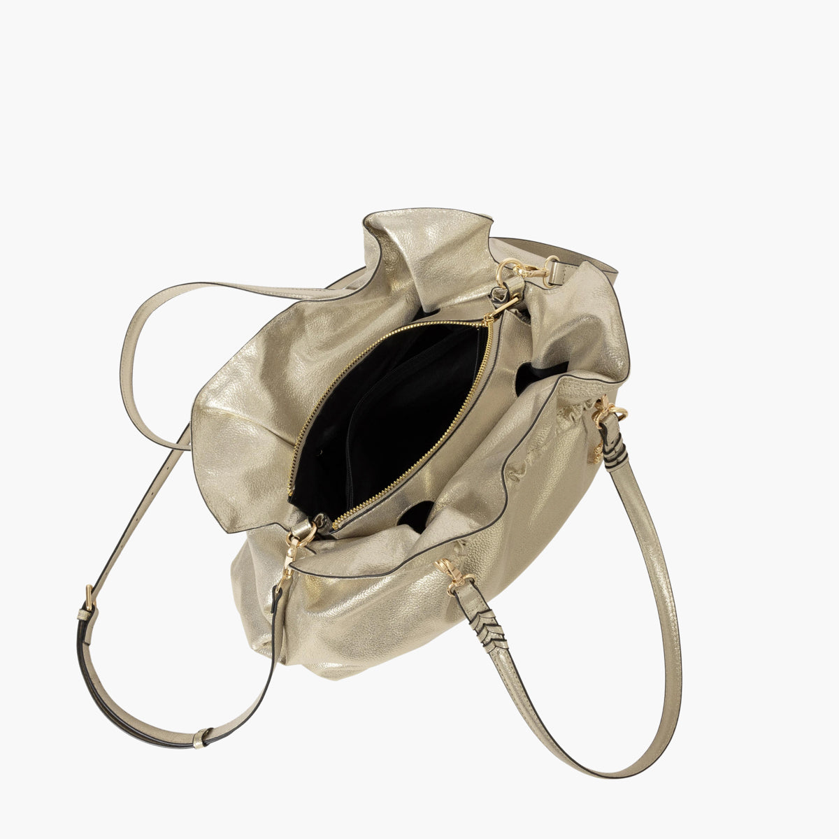 Sac shopper doré Shania