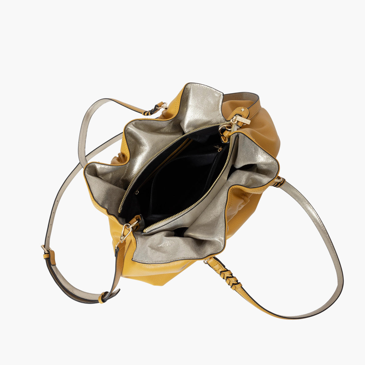 Sac shopper jaune Shania