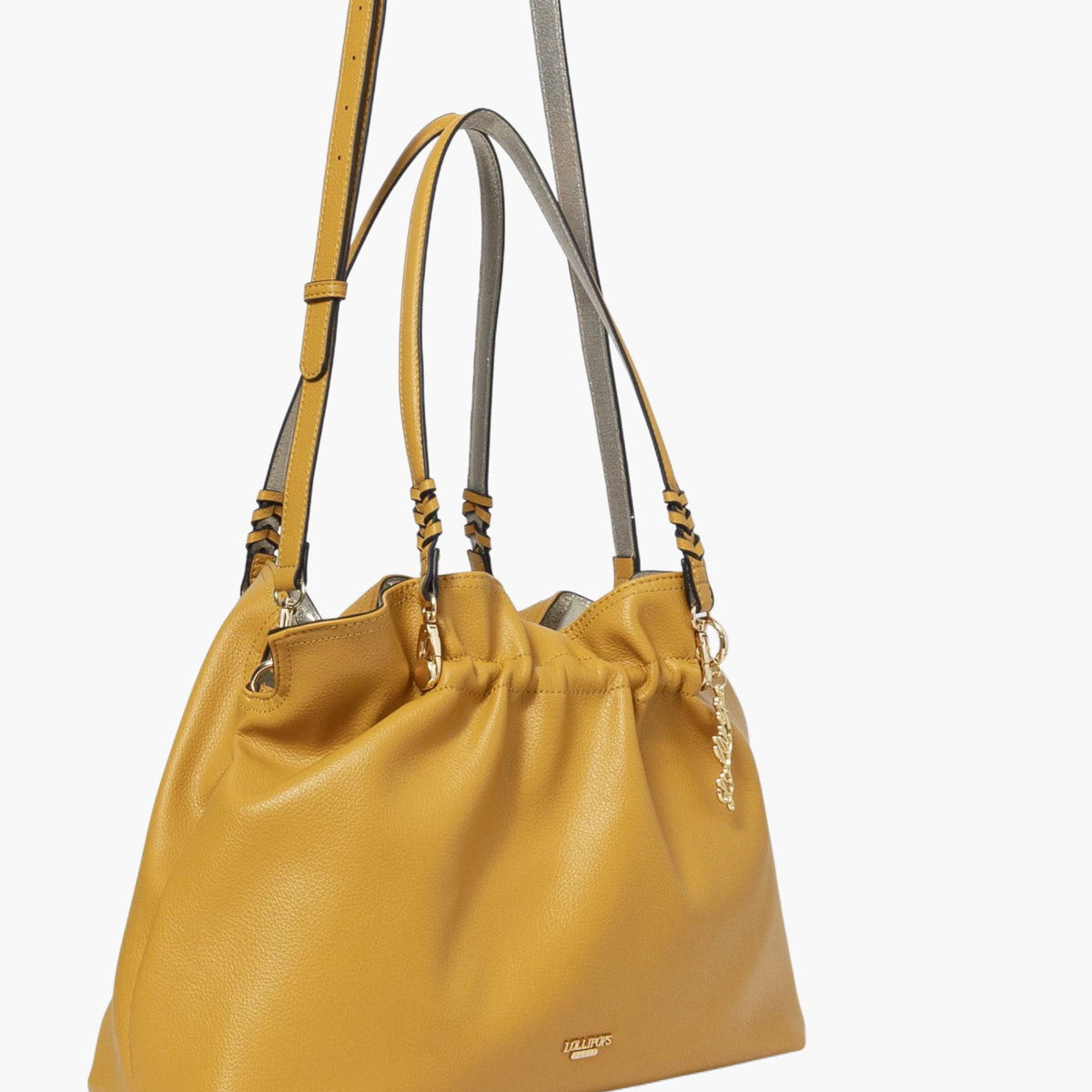 Sac shopper jaune Shania