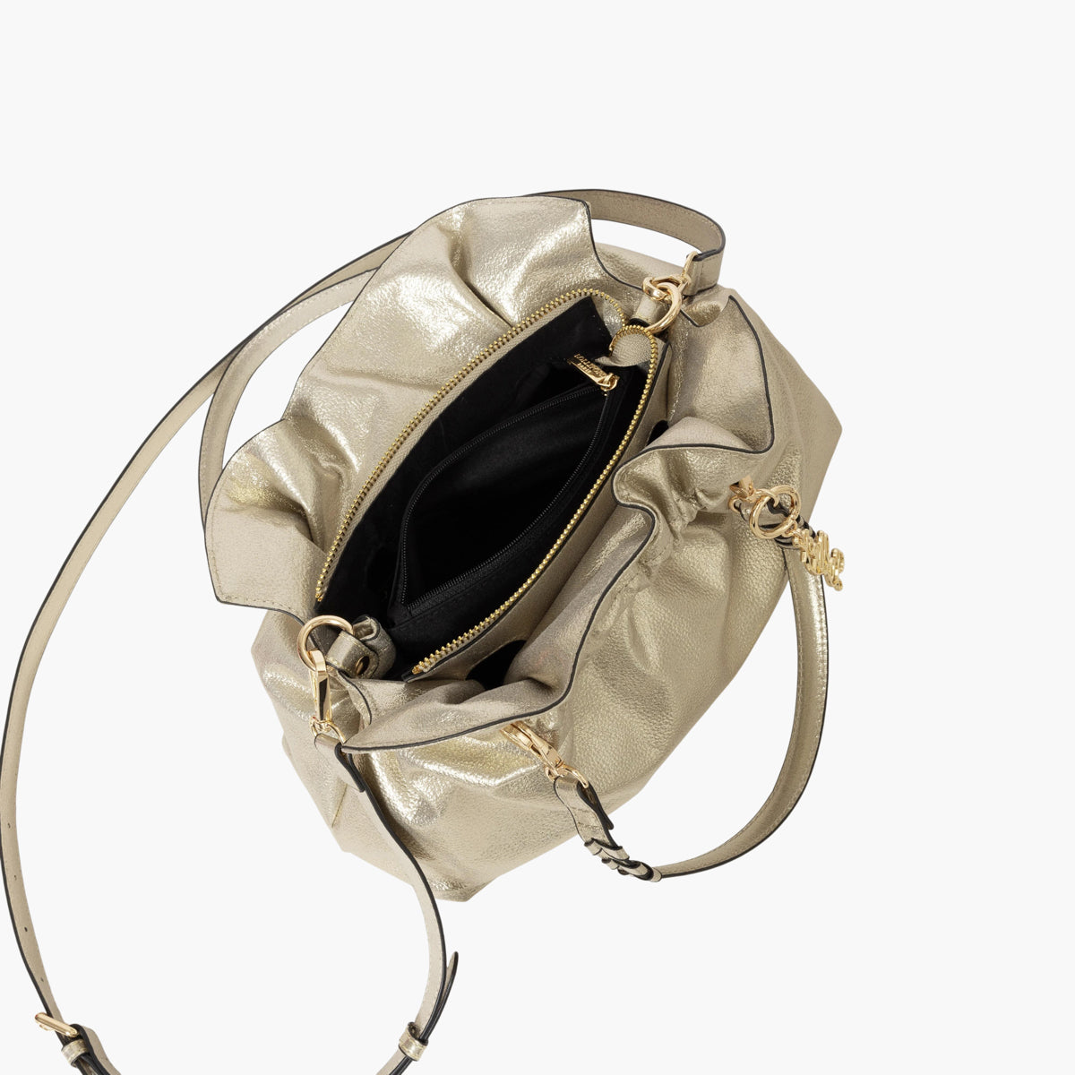 Petit sac shopper doré Shania