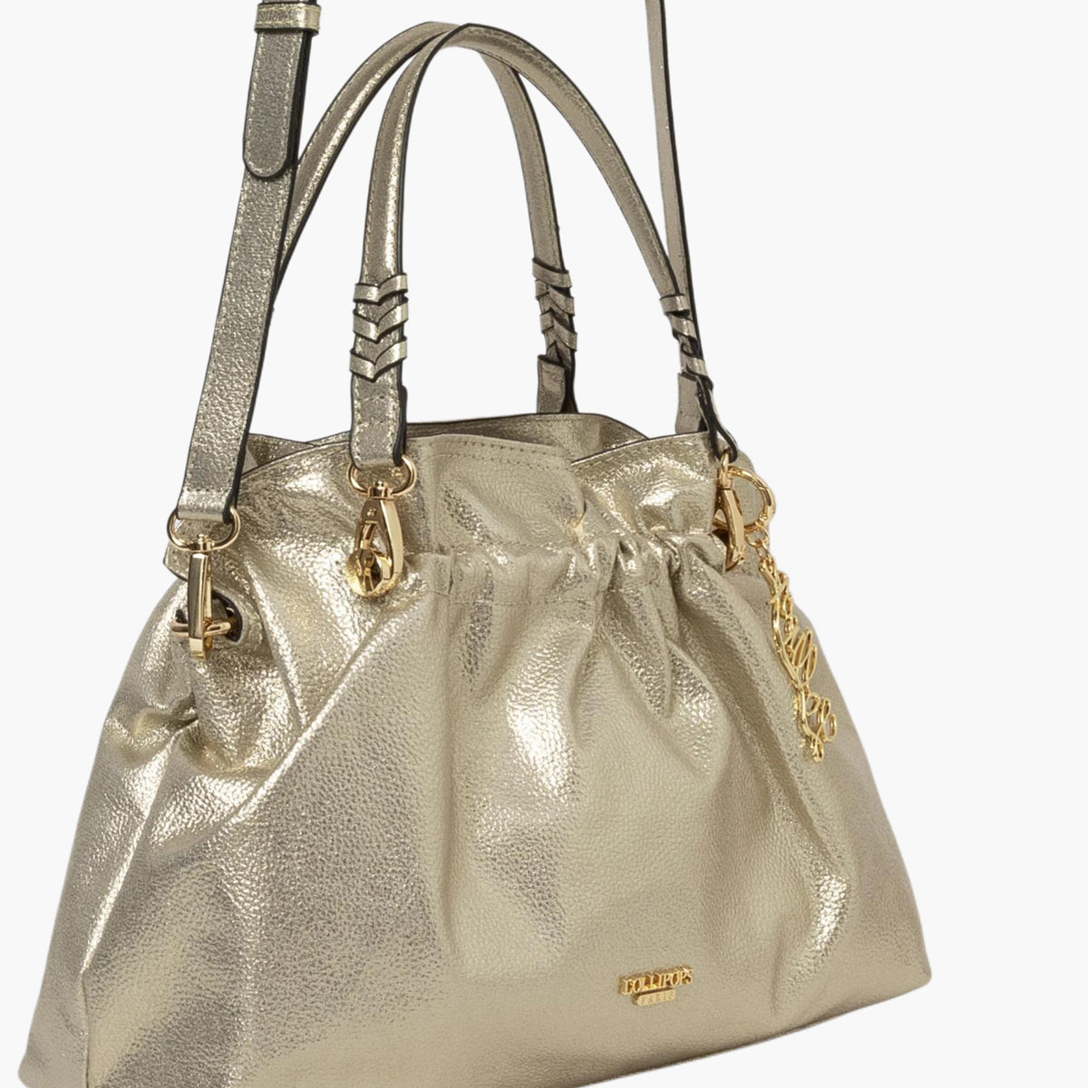 Petit sac shopper doré Shania