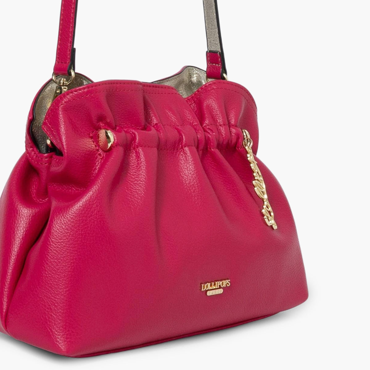 Sac porté épaule fuchsia Shania