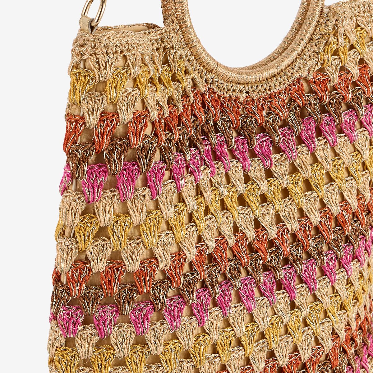 Sac shopper multicolore Sean