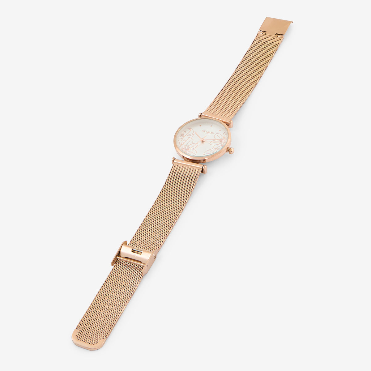 Montre fleurs et feuilles