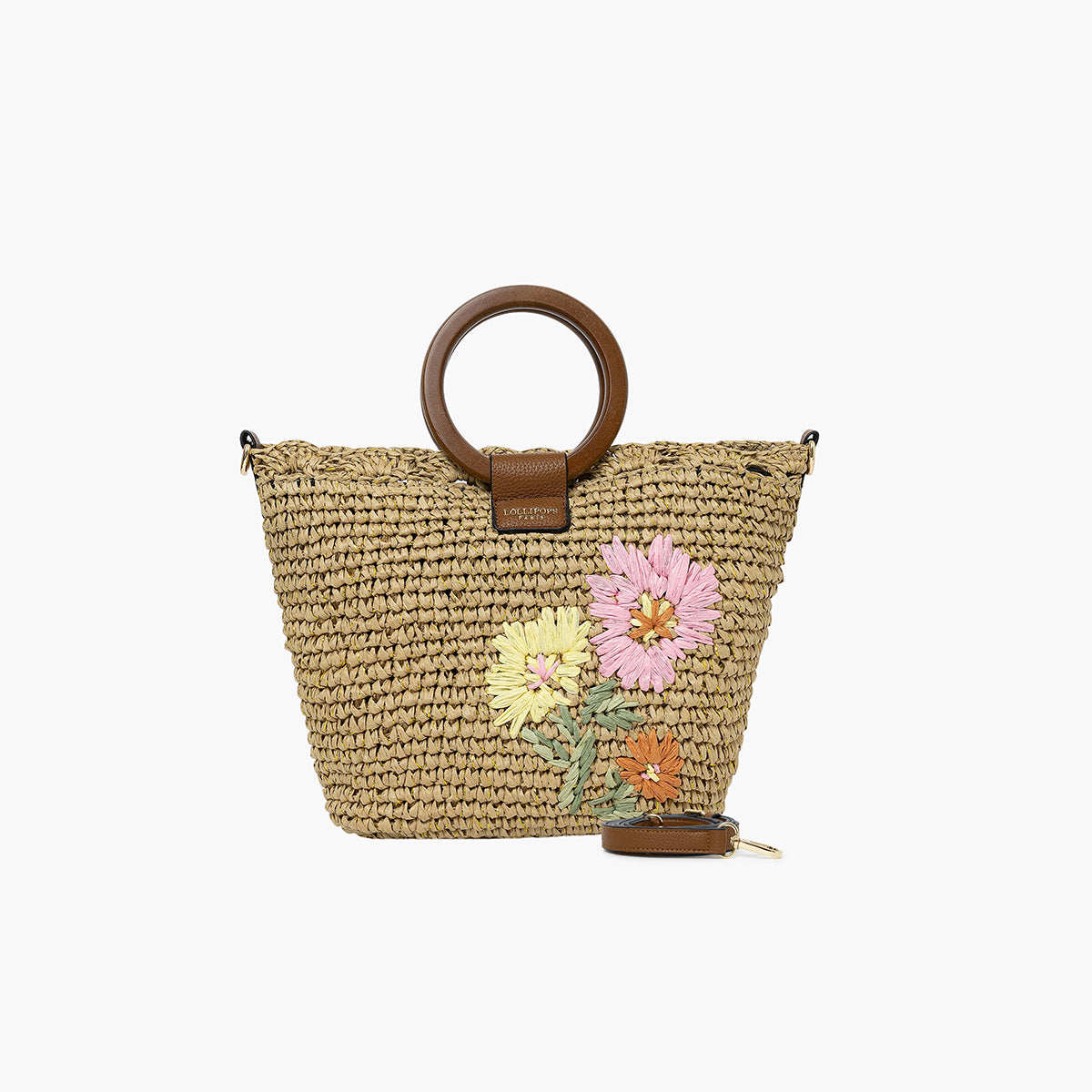 Sac panier beige Sybile